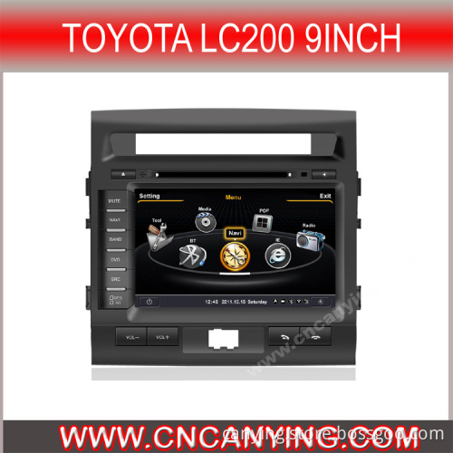 Car DVD for Toyota LC200 9inch with A8 Chipset Dual Core 1080P V-20 Disc WiFi 3G Internet (CY-C182)